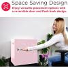 imageFrigidaire Coral EFR176 AMZ EFR176 Retro Mini RefrigeratorEnergy SavingAdjustable Thermostat ControlSide Mounted Bottle OpenerIdeal for for Dorm Office RV Garage Apartment 16 Cubic FeetPink