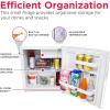 imageFrigidaire Coral EFR176 AMZ EFR176 Retro Mini RefrigeratorEnergy SavingAdjustable Thermostat ControlSide Mounted Bottle OpenerIdeal for for Dorm Office RV Garage Apartment 16 Cubic FeetWhite