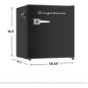 imageFrigidaire Coral EFR176 AMZ EFR176 Retro Mini RefrigeratorEnergy SavingAdjustable Thermostat ControlSide Mounted Bottle OpenerIdeal for for Dorm Office RV Garage Apartment 16 Cubic FeetBlack