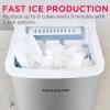 imageFrigidaire EFIC108Blue Compact Ice Maker Countertop Portable 26 lb per Day BlueSilver