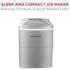 imageFrigidaire EFIC108Blue Compact Ice Maker Countertop Portable 26 lb per Day BlueSilver