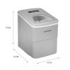 imageFrigidaire EFIC108Blue Compact Ice Maker Countertop Portable 26 lb per Day BlueSilver