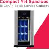 imageFrigidaire EFMIS567AMZ Retro Mini Drink Fridge 18 Cans Or 4 Wine Bottles Thermoelectric Drink Fridge Stainless