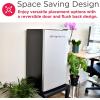 imageFrigidaire EFR323 32 cu ft Compact Fridge Mini Refrigerator Stainless Steel Platinum Series32 cu ft