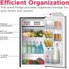 imageFrigidaire EFR323 32 cu ft Compact Fridge Mini Refrigerator Stainless Steel Platinum Series32 cu ft