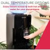 imageFrigidaire EFWC498  Top Loading Cooler Dispenser Hot ampamp Cold Water  Child Safety Lock  Innovative Slim ampamp Sleek Design Holds 3 or 5 Gallon Bottles  BlackBlack