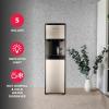 imageFrigidaire EFWC498  Top Loading Cooler Dispenser Hot ampamp Cold Water  Child Safety Lock  Innovative Slim ampamp Sleek Design Holds 3 or 5 Gallon Bottles  BlackStainless
