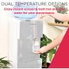 imageFrigidaire EFWC498  Top Loading Cooler Dispenser Hot ampamp Cold Water  Child Safety Lock  Innovative Slim ampamp Sleek Design Holds 3 or 5 Gallon Bottles  BlackWhite