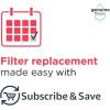 imageFrigidaire FRIGCOMBO3 WF3CB Water PAULTRA Air Filter Combo Pack 2 Piece Set Compatible with Select Models Only2 Piece Set