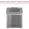 imageFrigidaire Ice Maker EFIC452 Countertop Stainless Steel Ice Maker with Transparent Window Clear Ice Cube Maker with 40 lbs Capacity Ice Maker Machine  148quot D x 11quot W x 141quot H Blackstainless