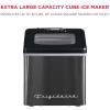 imageFrigidaire Ice Maker EFIC452 Countertop Stainless Steel Ice Maker with Transparent Window Clear Ice Cube Maker with 40 lbs Capacity Ice Maker Machine  148quot D x 11quot W x 141quot H Blackblack stainless
