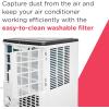 imageFrigidaire Portable Room Air Conditioner 8000 BTU ASHRAE  5500 BTU DOE Cools Up to 350 Sq Ft Quiet Operation Dehumidifying Dry Mode White5500 BTU