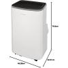 imageFrigidaire Portable Room Air Conditioner 8000 BTU ASHRAE  5500 BTU DOE Cools Up to 350 Sq Ft Quiet Operation Dehumidifying Dry Mode WhiteAC Only