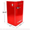 imageFrigidaire Retro Compact Fridge with Chiller 32 cu ft Countertop Fridge with BuiltIn Bottle Opener Compact Refrigerator for Office Bedroom Dorm Room or Cabin  165quot D x 19quot W x 31quot H Red