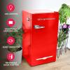 imageFrigidaire Retro Compact Fridge with Chiller 32 cu ft Countertop Fridge with BuiltIn Bottle Opener Compact Refrigerator for Office Bedroom Dorm Room or Cabin  165quot D x 19quot W x 31quot H Red