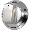 imageFrigidaire 318242275 Stovetop Burner Knob for Gas Ranges and Stoves Chrome