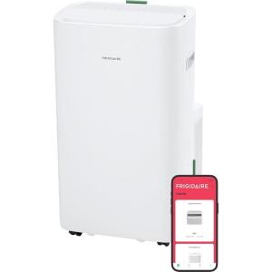 imageFrigidaire 3in1 Smart Portable Room Air Conditioner with WiFi 14000 BTU ASHRAE  10000 BTU DOE Cools Up to 700 Sq Ft Quiet Operation White