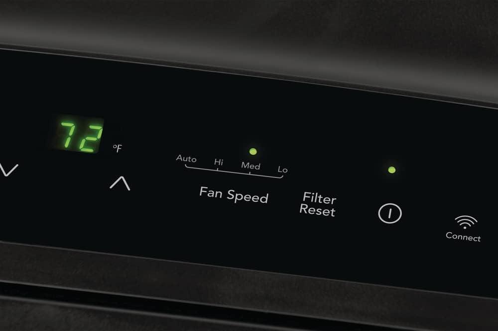 imageFrigidaire FHPW142AC1 Portable Air Conditioner 14K BTU ASHRAE  10K BTU DOE with MultiSpeed FanDehumidifier ModeBuiltin Air IonizerWashable FilterWorks with AlexaWiFi Connected in White