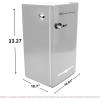 imageFrigidaire Retro Compact Fridge with Chiller 32 cu ft Countertop Fridge with BuiltIn Bottle Opener Compact Refrigerator for Office Bedroom Dorm Room or Cabin  165quotD x 19quotW x 31quotH Moonbeam