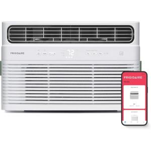 imageFrigidaire 8000 BTU Smart Inverter Window Air Conditioner with WiFi and Energy Star Certification Cools Up to 350 Sq Ft Ultra Quiet Operation White8 000 BTU