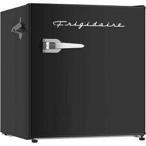 imageFrigidaire Coral EFR176 AMZ EFR176 Retro Mini RefrigeratorEnergy SavingAdjustable Thermostat ControlSide Mounted Bottle OpenerIdeal for for Dorm Office RV Garage Apartment 16 Cubic FeetBlack