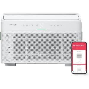 imageFrigidaire GHWQ103WC1 Inverter Quiet Temp Room Air Conditioner 10000 BTU with WiFi Connected Works with Alexa Energy Star Certified EasytoClean Washable Filter in White10 000 BTU New 2025