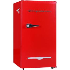 imageFrigidaire Retro Compact Fridge with Chiller 32 cu ft Countertop Fridge with BuiltIn Bottle Opener Compact Refrigerator for Office Bedroom Dorm Room or Cabin  165quot D x 19quot W x 31quot H Red