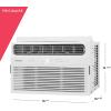 imageFrigidaire 8000 BTU Window Air Conditioner ampamp Dehumidifier 115V Cools up to 350 Sq Ft for Apartment Dorm Room ampamp SmallMedium Rooms with Remote Control Programmable Timer and Sleep Mode White