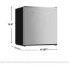 imageFrigidaire EFR182 16 cu ft Stainless Steel Mini Fridge Perfect for Home or The Office Platinum Series 18