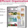 imageFRIGIDAIRE EFR107WHITE Mini Fridge for Dorm with White Board ampamp Small Ice Freezer 16 Cu Ft Compact Refrigerator WhiteBLACK
