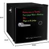 imageFRIGIDAIRE EFR107WHITE Mini Fridge for Dorm with White Board ampamp Small Ice Freezer 16 Cu Ft Compact Refrigerator WhiteBLACK