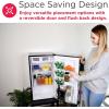 imageFRIGIDAIRE EFR107WHITE Mini Fridge for Dorm with White Board ampamp Small Ice Freezer 16 Cu Ft Compact Refrigerator WhiteBLACK