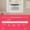 imageFrigidaire 8000 BTU Window Air Conditioner with Remote Control Cools Up to 350 Sq Ft Quiet Operation Eco Mode 3 Fan Speeds Auto Restart White12 000 BTU Electronic Controls