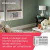 imageFrigidaire 8000 BTU Window Air Conditioner with Remote Control Cools Up to 350 Sq Ft Quiet Operation Eco Mode 3 Fan Speeds Auto Restart White5 000 BTU Mechanical Controls
