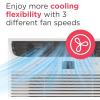 imageFrigidaire 8000 BTU Window Air Conditioner with Remote Control Cools Up to 350 Sq Ft Quiet Operation Eco Mode 3 Fan Speeds Auto Restart White8 000 BTU Electronic Controls