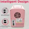 imageFrigidaire EFMIS151 Mini Portable Compact Personal Home Office Fridge Cooler BUILT IN SPEAKER 4L Capacity Chills Six 12 oz Cans 100 FreonFree ampamp Eco FriendlyPink