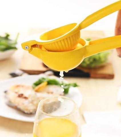 imageFrigidaire HeavyDuty Metal Lemon Squeezer  Handheld Manual Citrus Juicer for Effortless Lemon and Lime Juice Extraction  Easy to Use Durable and Easy to Clean Kitchen Tool